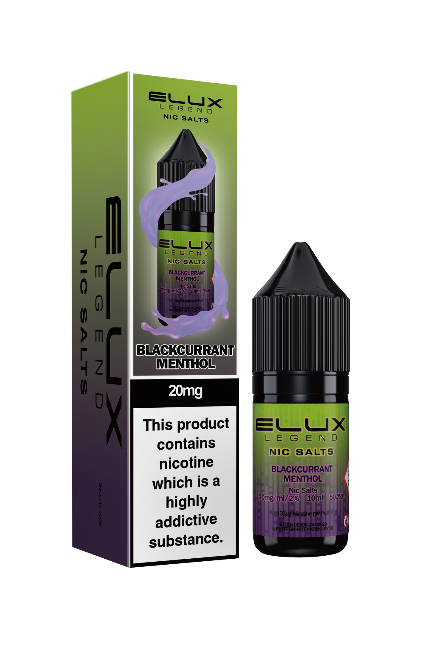 Elux - Blackcurrant Menthol