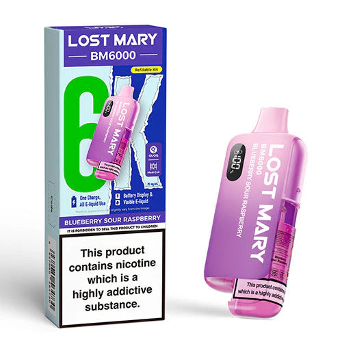 Lost Mary BM6000 - Blueberry Sour Raspberry