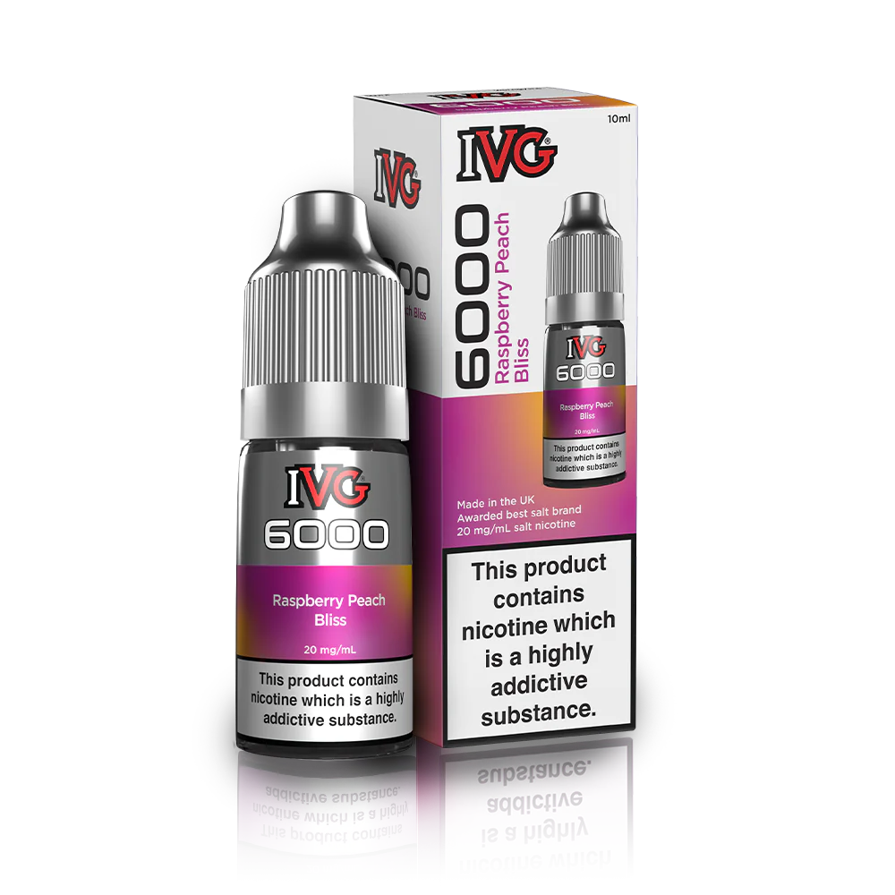 IVG 6000 - Raspberry Peach Bliss
