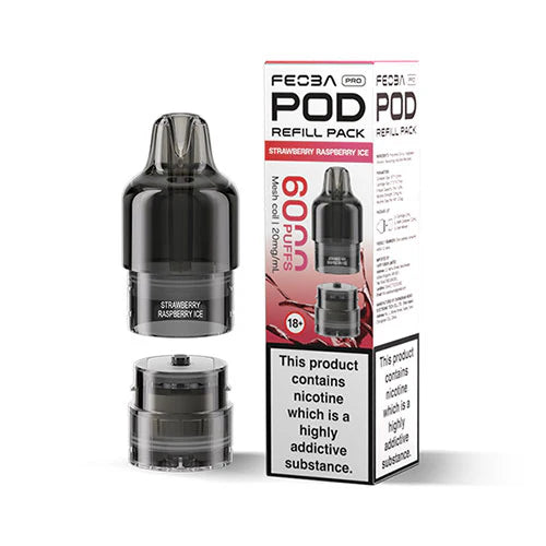 Feoba Pro Replacement Pod - Strawberry Raspberry Ice
