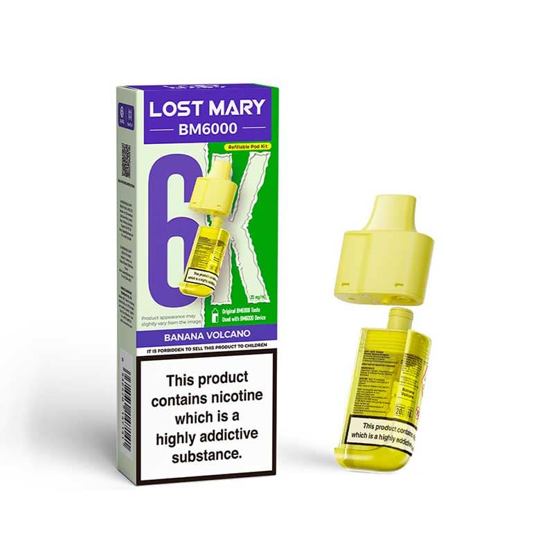 Lost Mary BM6000 Replacement Pod - Banana Volcano
