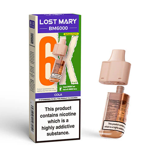 Lost Mary BM6000 Replacement Pod - Cola