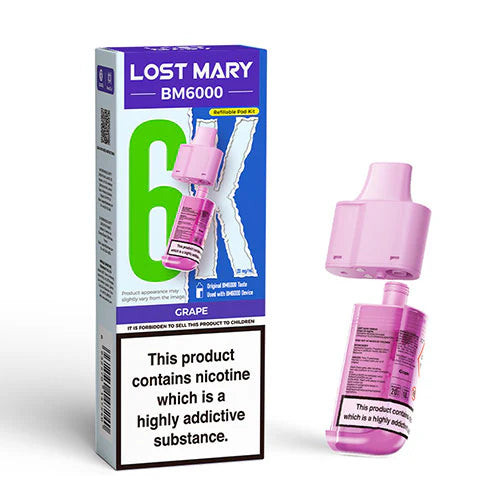 Lost Mary BM6000 Replacement Pod - Grape