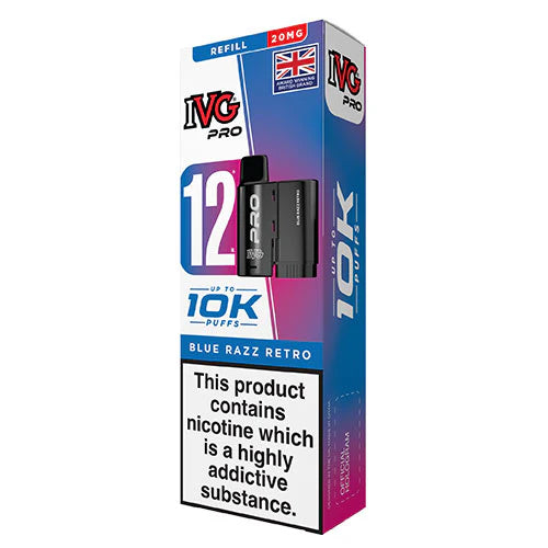 IVG Pro 12 Pod - Blue Razz Retro