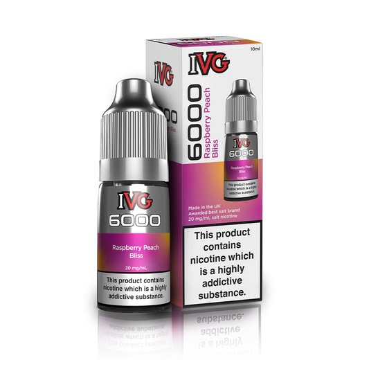 IVG 6000 - Raspberry Peach Bliss
