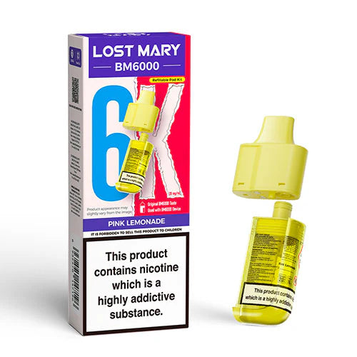 Lost Mary BM6000 Replacement Pod - Pink Lemonade