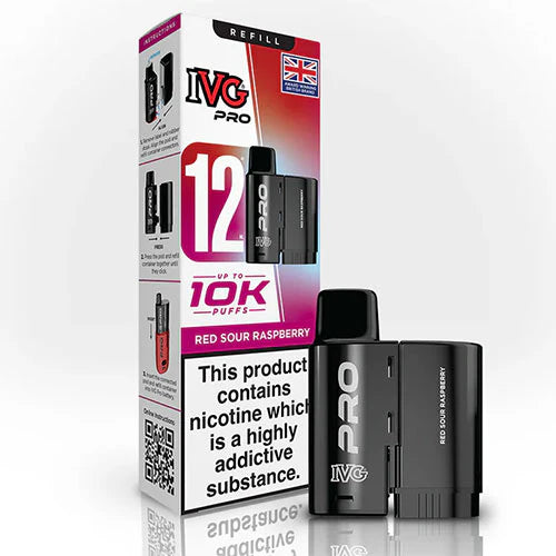 IVG Pro 12 Pod - Red Sour Raspberry